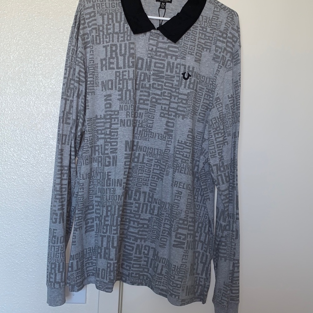 True Religion long sleeve polo